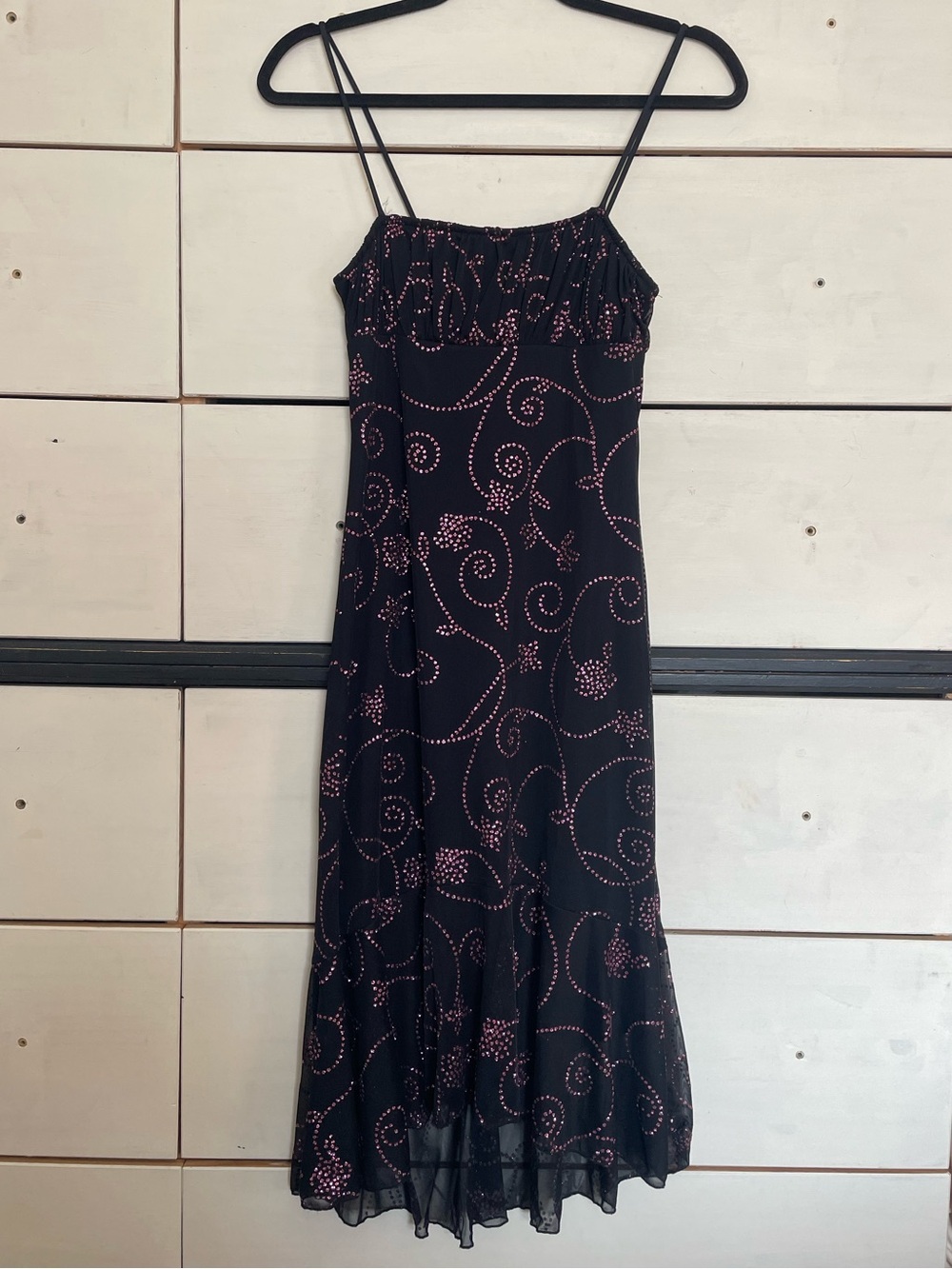 Y2K fairycore mesh midi dress